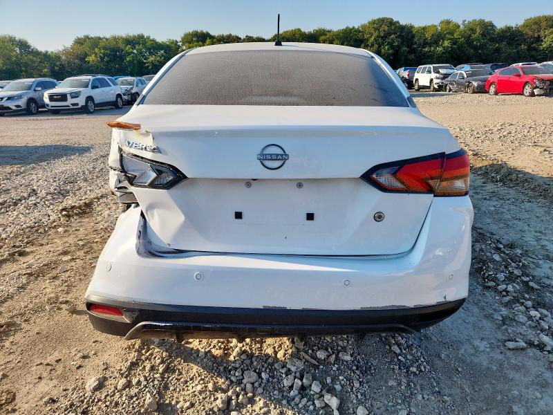 3N1CN8DV0PL821151 - 2023 NISSAN VERSA S WHITE photo 6