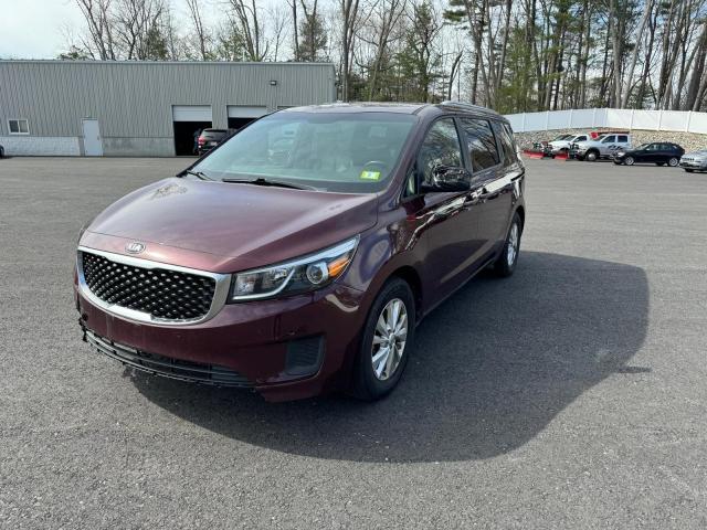 KNDMB5C10J6385975 - 2018 KIA SEDONA LX RED photo 1