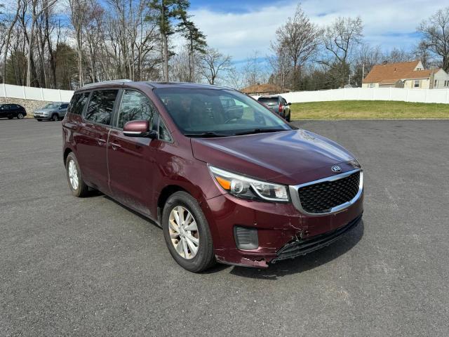 KNDMB5C10J6385975 - 2018 KIA SEDONA LX RED photo 4