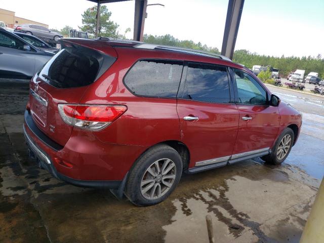 5N1AR2MM1FC626288 - 2015 NISSAN PATHFINDER S 勃艮第红 照片 3