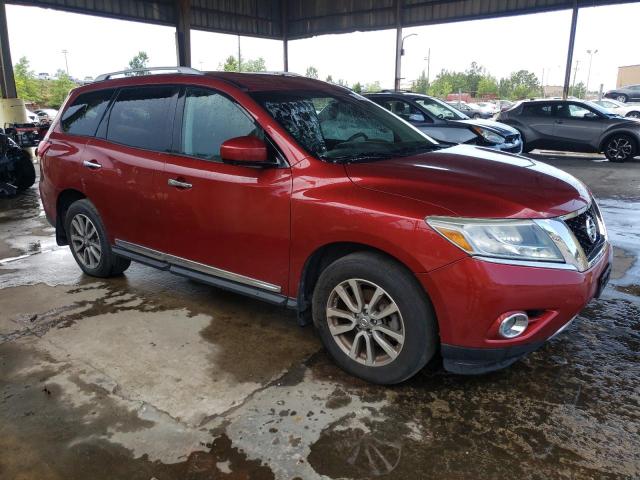 5N1AR2MM1FC626288 - 2015 NISSAN PATHFINDER S 勃艮第红 照片 4