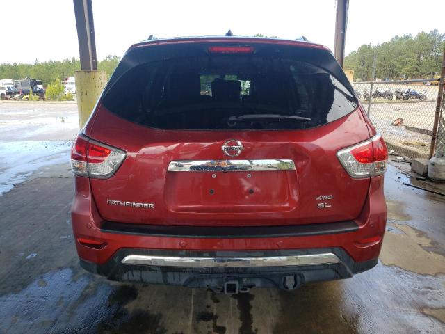 5N1AR2MM1FC626288 - 2015 NISSAN PATHFINDER S 勃艮第红 照片 6