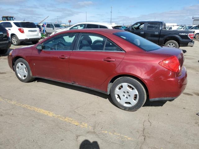 1G2ZF57B484221636 - 2008 PONTIAC G6 VALUE LEADER BURGUNDY photo 2