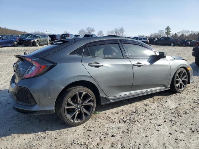 SHHFK7H92KU217956 - 2019 HONDA CIVIC SPORT TOURING GRAY photo 3
