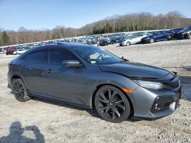 SHHFK7H92KU217956 - 2019 HONDA CIVIC SPORT TOURING GRAY photo 4