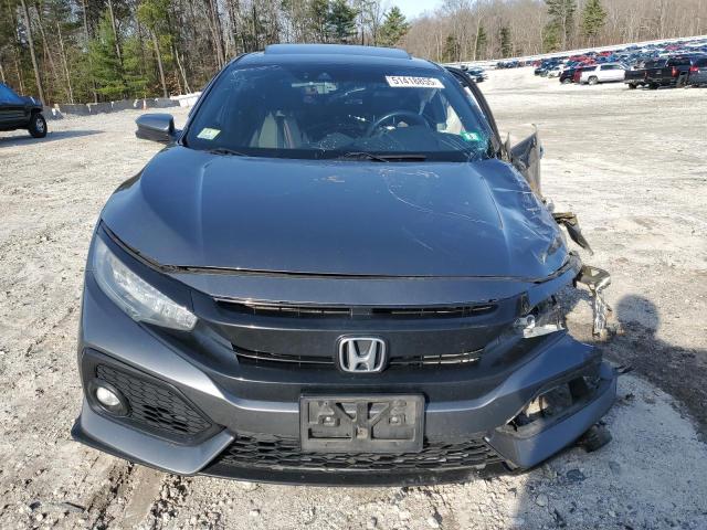 SHHFK7H92KU217956 - 2019 HONDA CIVIC SPORT TOURING GRAY photo 5