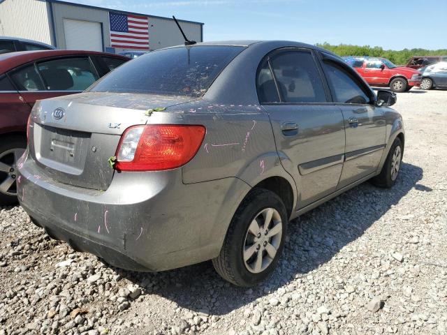 KNADH4A3XA6634891 - 2010 KIA RIO LX GRAY photo 3