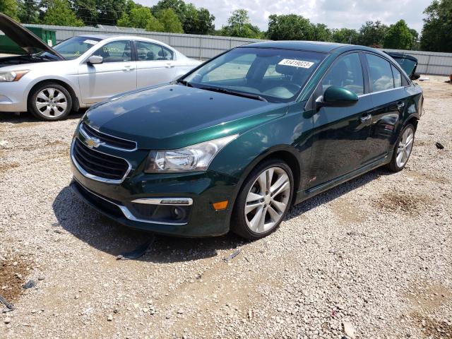 1G1PG5SB9F7115873 - 2015 CHEVROLET CRUZE LTZ GREEN photo 1