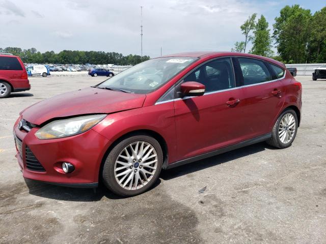 1FADP3N29EL274740 - 2014 FORD FOCUS TITANIUM RED photo 1