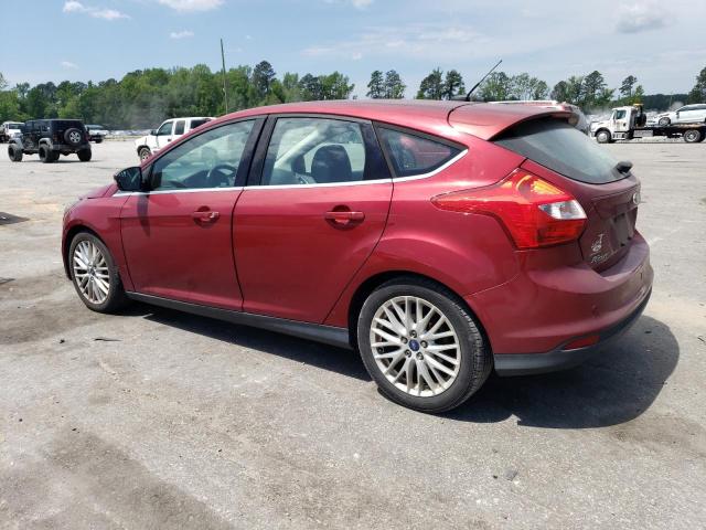 1FADP3N29EL274740 - 2014 FORD FOCUS TITANIUM RED photo 2