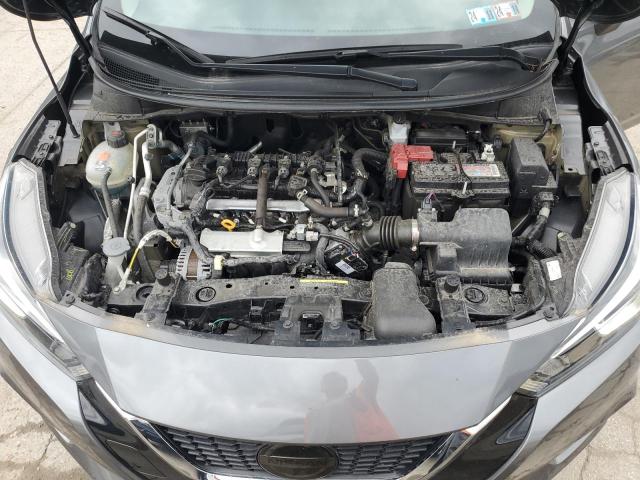 3N1CN8DV1ML911890 - 2021 NISSAN VERSA S GRAY photo 11