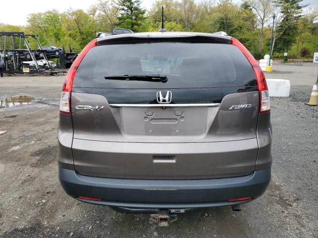 2HKRM4H70EH630308 - 2014 HONDA CR-V EXL BROWN photo 6