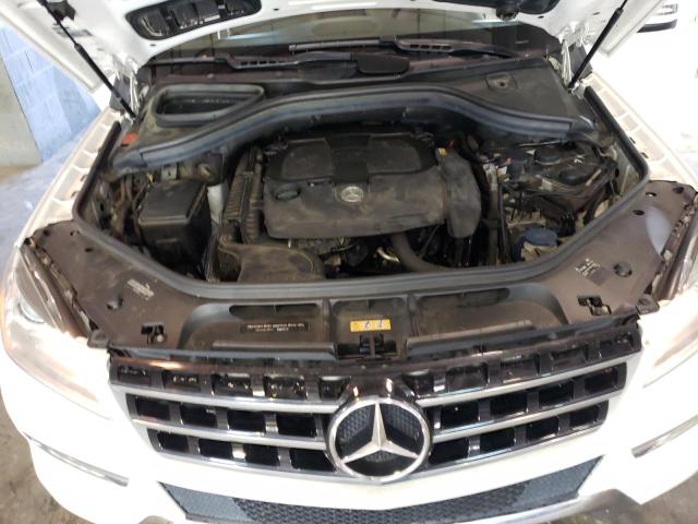 4JGDA5HB7FA541398 - 2015 MERCEDES-BENZ ML 350 4MATIC WHITE photo 12