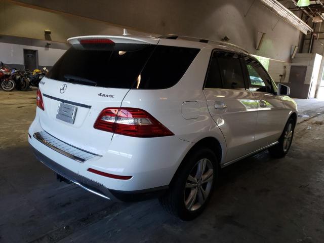 4JGDA5HB7FA541398 - 2015 MERCEDES-BENZ ML 350 4MATIC WHITE photo 3