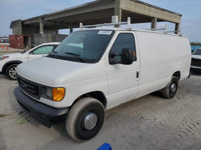 1FTSS34P85HA15852 - 2005 FORD ECONOLINE E350 SUPER DUTY VAN WHITE photo 1