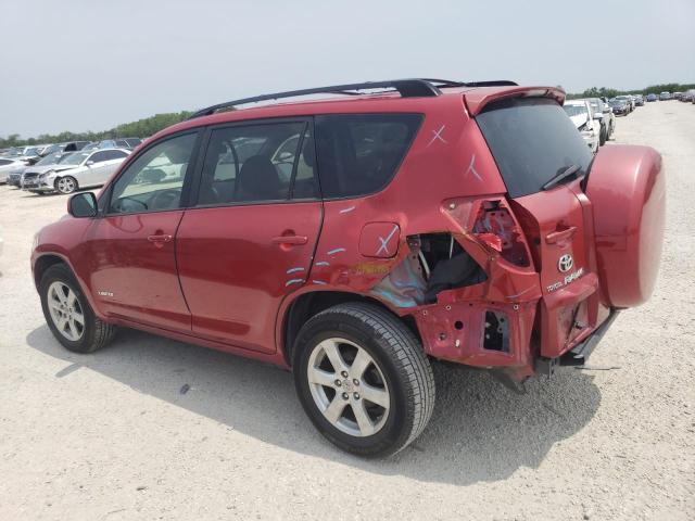 JTMZK31V985016421 - 2008 TOYOTA RAV4 LIMITED RED photo 2