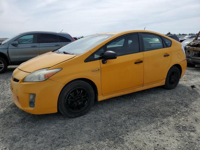 JTDKN3DU6A1261198 - 2010 TOYOTA PRIUS YELLOW photo 1