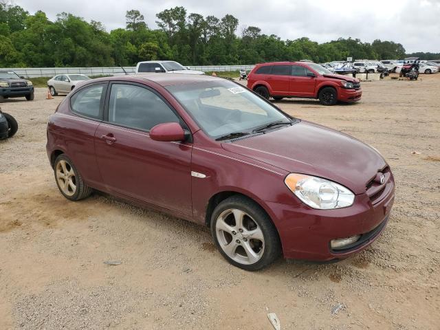 KMHCN36C47U049430 - 2007 HYUNDAI ACCENT SE BURGUNDY photo 4