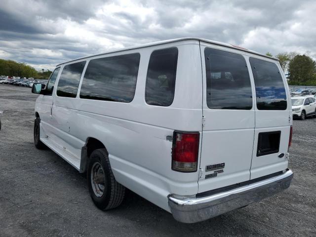 1FBSS31L28DA77099 - 2008 FORD ECONOLINE E350 SUPER DUTY WAGON WHITE photo 2