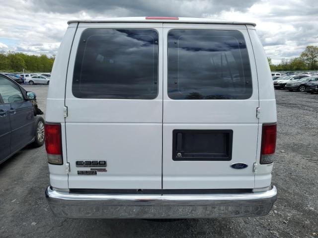 1FBSS31L28DA77099 - 2008 FORD ECONOLINE E350 SUPER DUTY WAGON WHITE photo 6