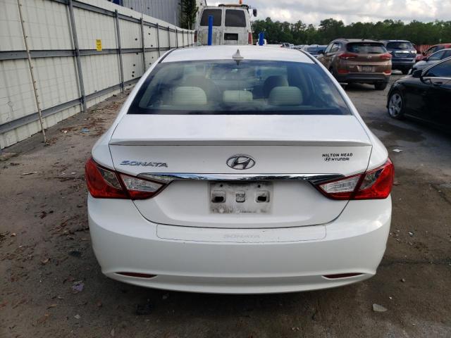 5NPEB4AC7DH805342 - 2013 HYUNDAI SONATA GLS WHITE photo 6