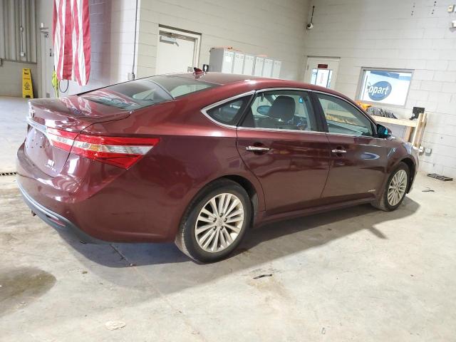 4T1BD1EB1EU034554 - 2014 TOYOTA AVALON HYBRID MAROON photo 3