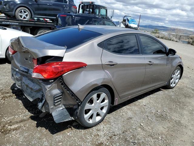 5NPDH4AE6DH185109 - 2013 HYUNDAI ELANTRA GLS TAN photo 3