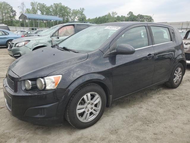 1G1JC6SB8E4228334 - 2014 CHEVROLET SONIC LT BLACK photo 1