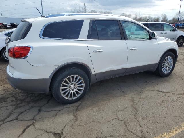 5GALRAED1AJ124781 - 2010 BUICK ENCLAVE CX WHITE photo 3