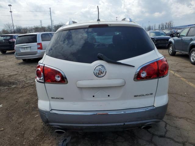 5GALRAED1AJ124781 - 2010 BUICK ENCLAVE CX WHITE photo 6