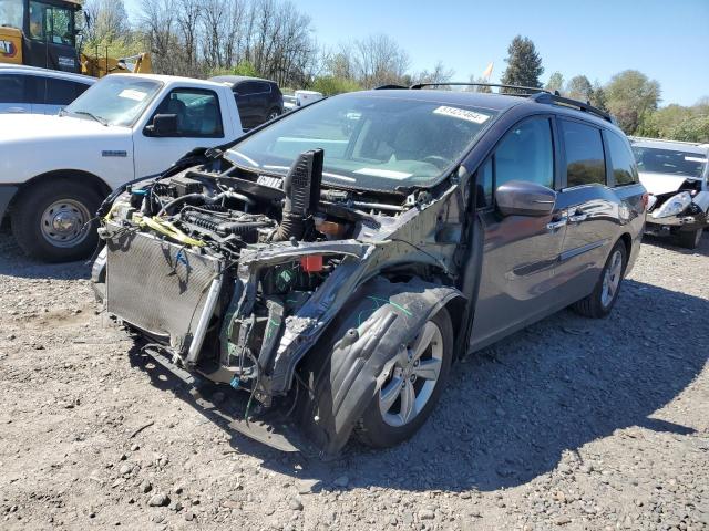 5FNRL6H76KB056452 - 2019 HONDA ODYSSEY EXL GRAY photo 1