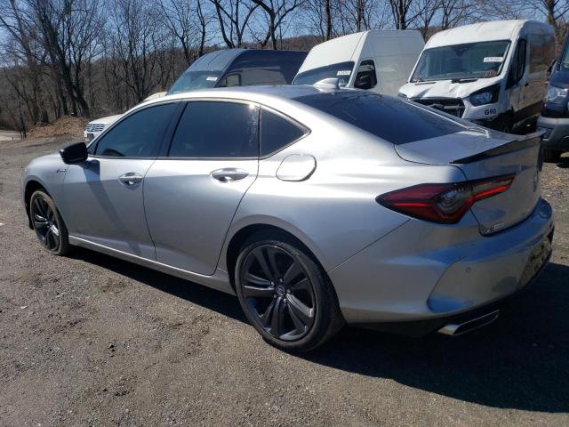 19UUB6F59MA004471 - 2021 ACURA TLX TECH A SILVER photo 2