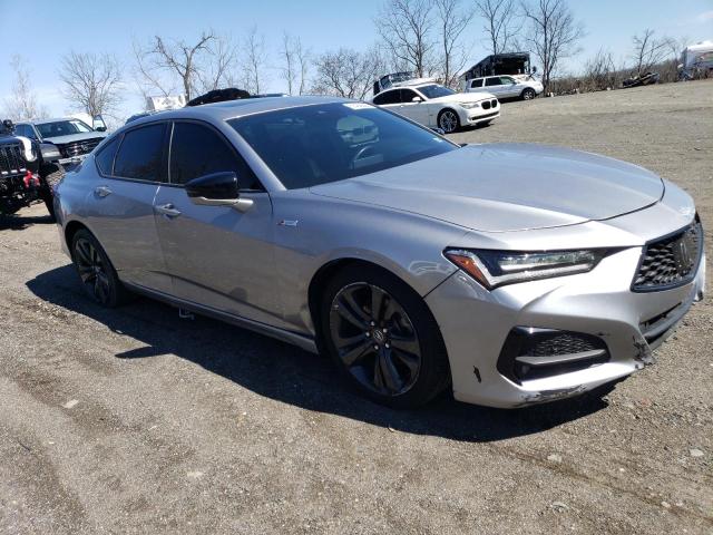 19UUB6F59MA004471 - 2021 ACURA TLX TECH A SILVER photo 4