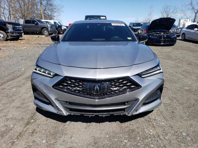 19UUB6F59MA004471 - 2021 ACURA TLX TECH A SILVER photo 5
