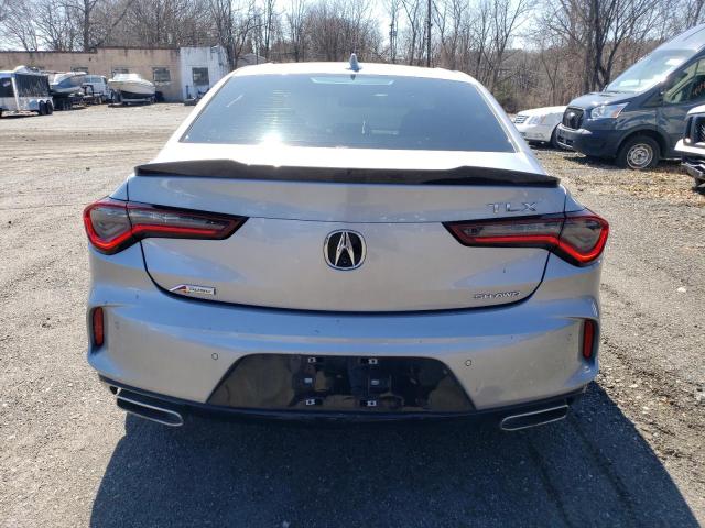 19UUB6F59MA004471 - 2021 ACURA TLX TECH A SILVER photo 6