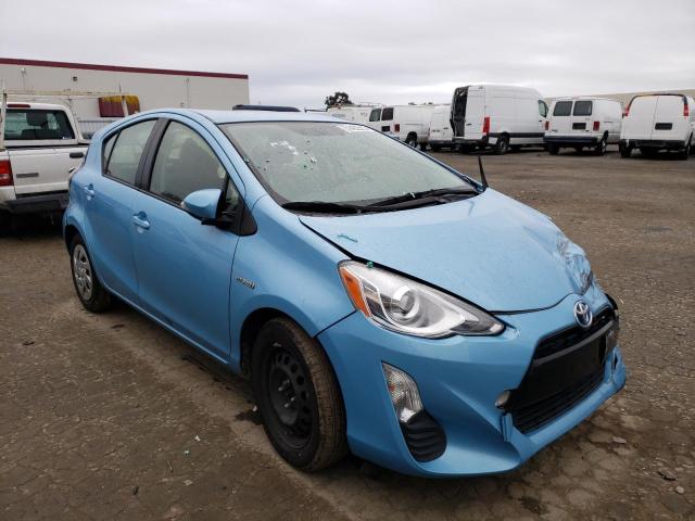 JTDKDTB3XG1136243 - 2016 TOYOTA PRIUS C BLUE photo 4