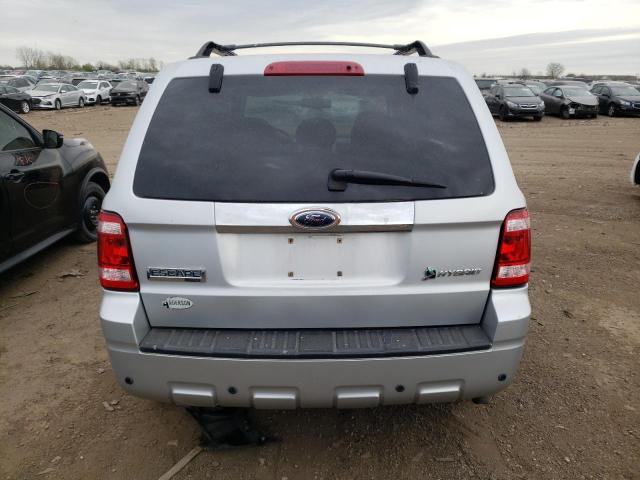 1FMCU59349KB39301 - 2009 FORD ESCAPE HYBRID SILVER photo 6