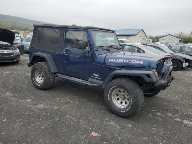 1J4FA49S44P759146 - 2004 JEEP WRANGLER / SPORT BLUE photo 4