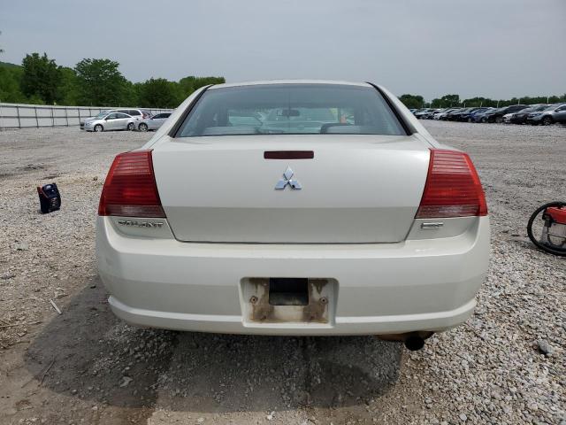 4A3AB36FX4E092946 - 2004 MITSUBISHI GALANT ES MEDIUM WHITE photo 6