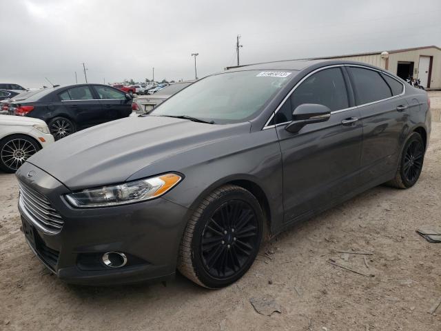 3FA6P0HD9GR328787 - 2016 FORD FUSION SE GRAY photo 1