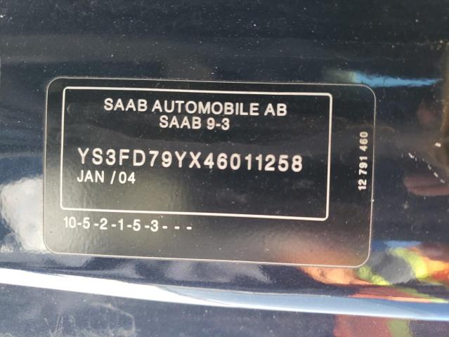 YS3FD79YX46011258 - 2004 SAAB 9-3 ARC BLUE photo 13