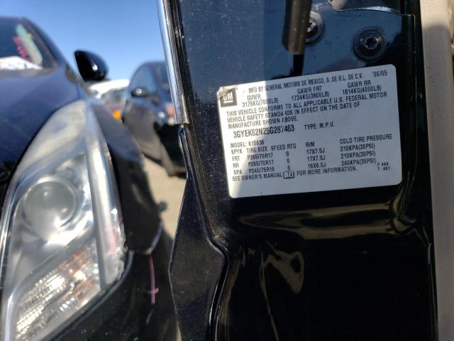 3GYEK62N25G287463 - 2005 CADILLAC ESCALADE EXT BLACK photo 12