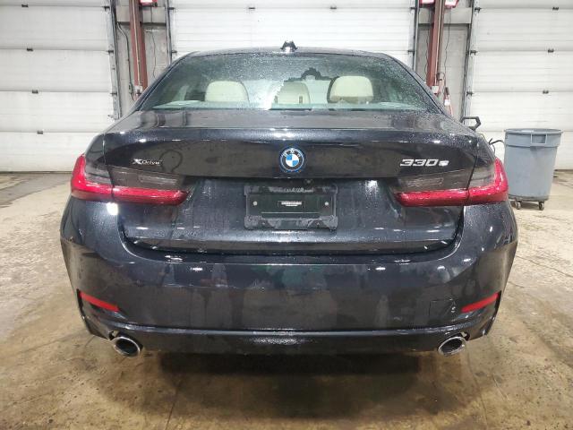 3MW39FS08P8C88897 - 2023 BMW 330XE BLACK photo 6