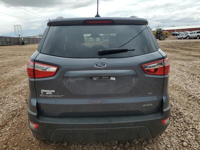 MAJ6P1UL6JC205991 - 2018 FORD ECOSPORT SE GRAY photo 6