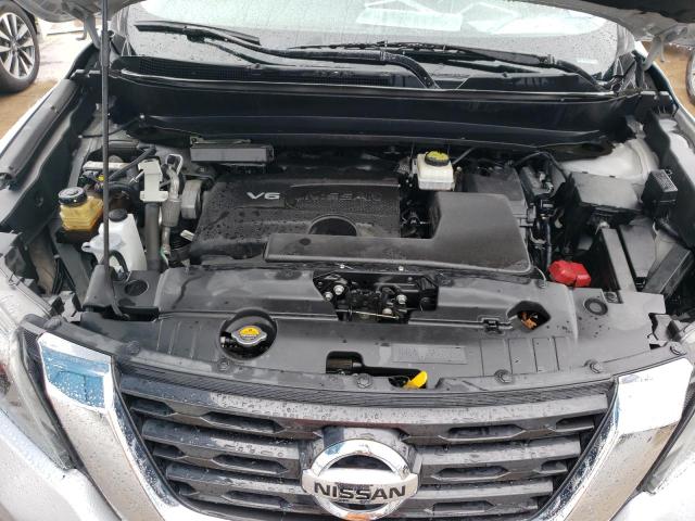 5N1DR2MNXKC653229 - 2019 NISSAN PATHFINDER S SILVER photo 11