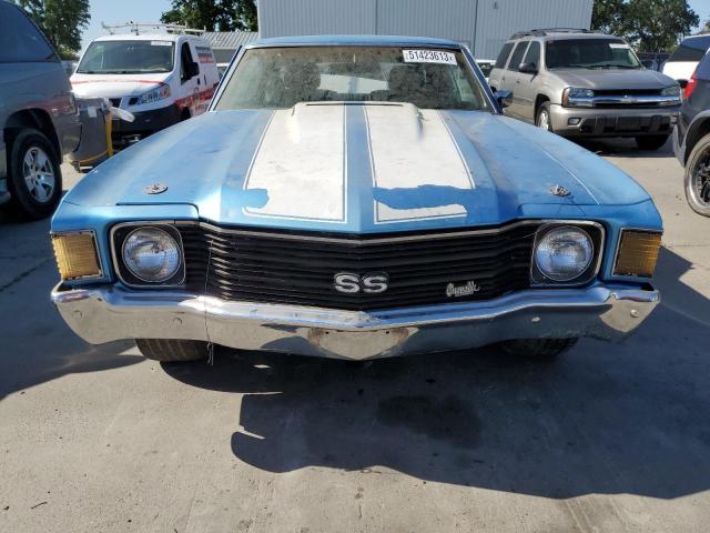 1C37H2K575829 - 1972 CHEVROLET UK BLUE photo 5