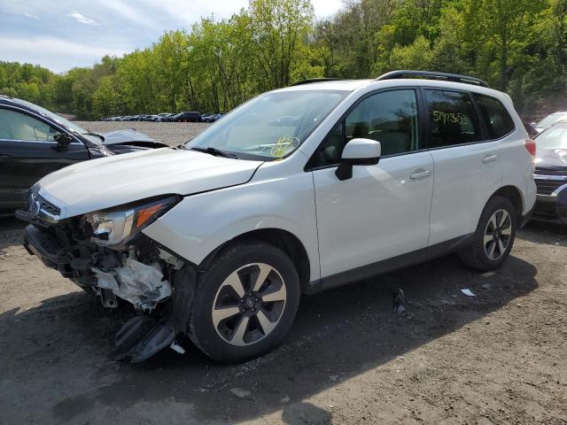 JF2SJAEC4JH536341 - 2018 SUBARU FORESTER 2.5I PREMIUM WHITE photo 1