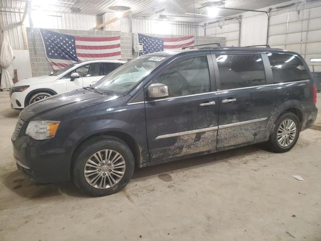 2C4RC1CG2DR769379 - 2013 CHRYSLER TOWN & COU TOURING L BLUE photo 1