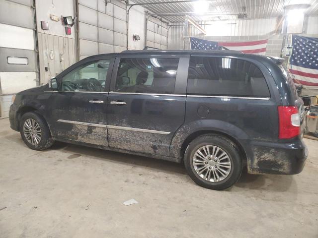 2C4RC1CG2DR769379 - 2013 CHRYSLER TOWN & COU TOURING L BLUE photo 2