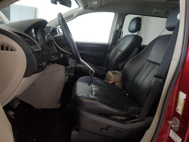 2C4RC1CG9CR393245 - 2012 CHRYSLER TOWN & COU TOURING L MAROON photo 7